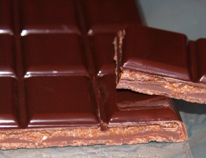 Chocolate relleno de praliné